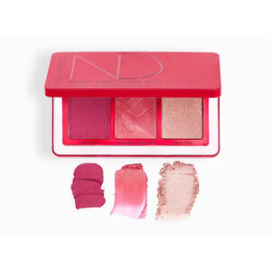 Natasha Denona BERRY POP CHEEK TRIO Blush & Highlighter Palette NIB